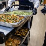 catering buffet for events in the restaurant. catering in the restaurant